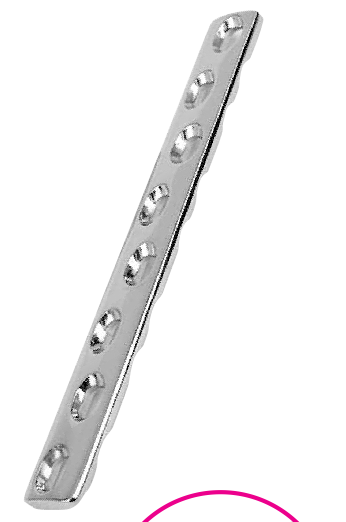 Broad Compression Plate MC-DCP 4.5 mm