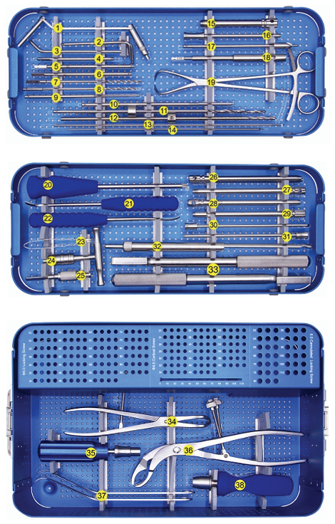 Large Fragment Locking Plate Instrument Set (AO)