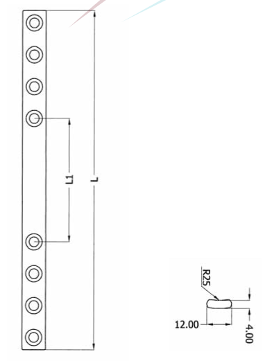 Narrow Lengthening Plate 4.5 mm with 8 holes - foto 3